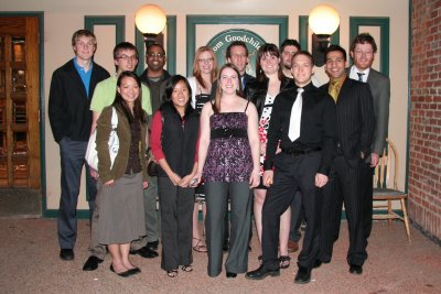 2008 Geophysics Graduation dinner