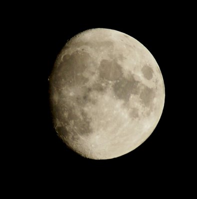 Waxing Gibbous Moon  May 25th 2010 Sony Alpha 300 Tamron 70-300