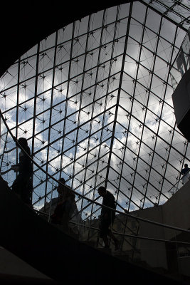 Louvre; inside the piramyd