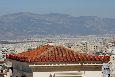 Athens view from Plaka