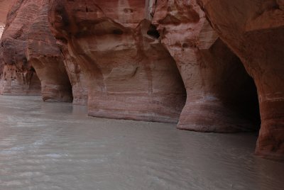River meets rock