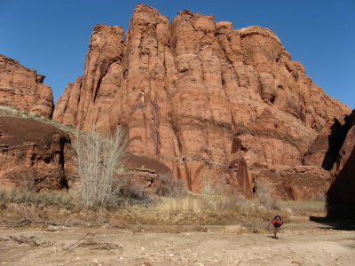The canyon opens up