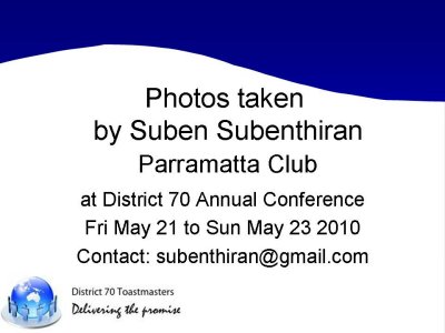 Photos of the Annual Conference by Suben Subenthiran