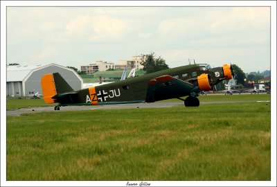 Junkers 52 se prsentant en piste