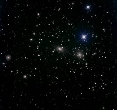 Abell 1656, lamas de galaxies de la Chevelure de Brnice