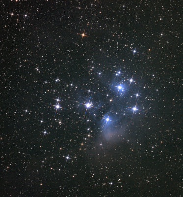 M 45, les Pléiades