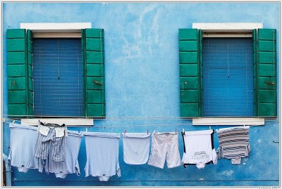 Laundry Day At Burano