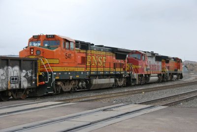 former Santa Fe mainline power now used as switchers