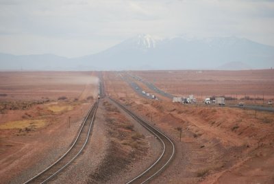 kicking up dust