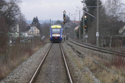 northbound commuter train