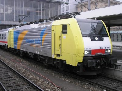 ready for the trip to Bologna, Italy - 189-class multi-system electric