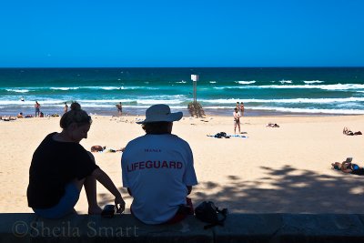 Manly with lifeguard