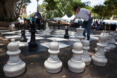 Chess game at Hyde Park