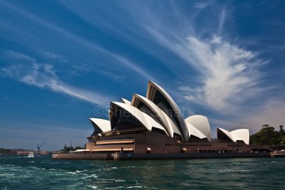 Sydney Opera House with good sky landscape