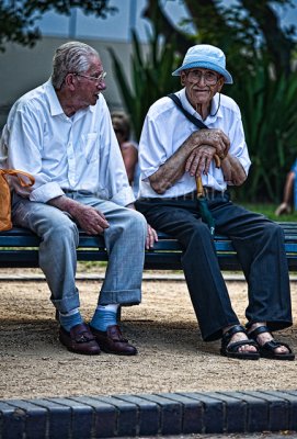 Elderly gents