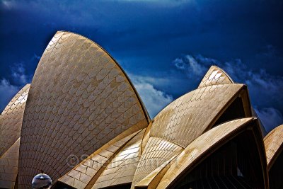 Sydney Opera House with topaz