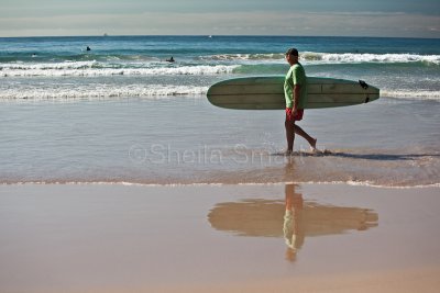 Manly surfer