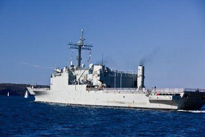 HMAS Kanimbla in Sydney Harbour