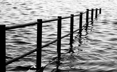 Rockpool fence at Dee Why Beach