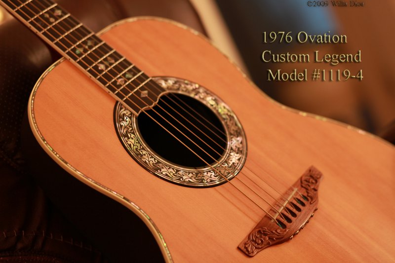 1976 Ovation Custom Legend Model 1119-4