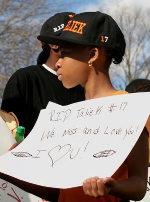 RIP Tahliek #17 - We miss and love yu!