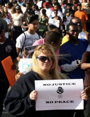no justice no peace