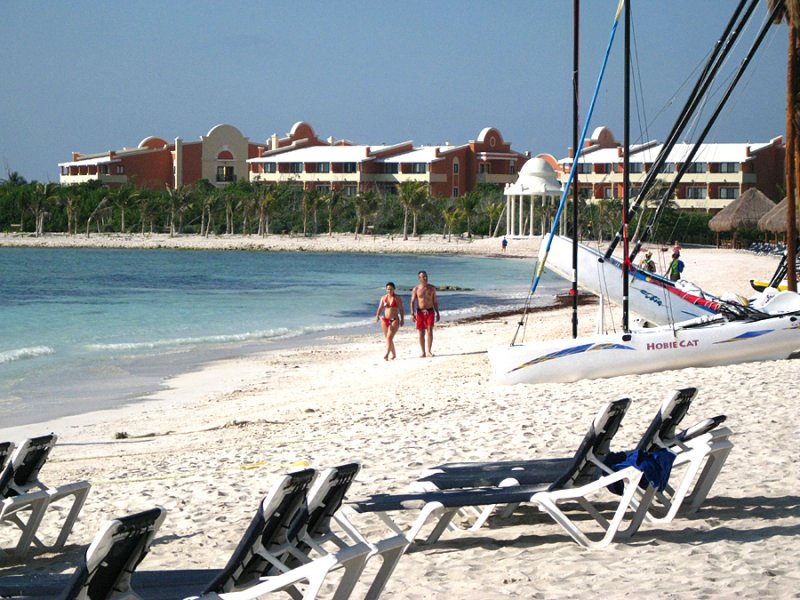 Beach at the resort