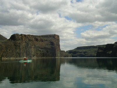 kayaking Deep Lake