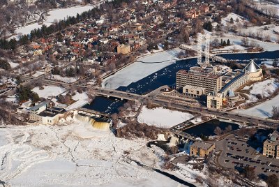 Rideau Falls from the Air