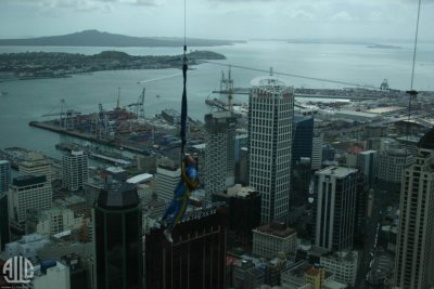 Auckland and bungee jumper