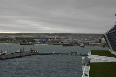 Harbor from ship