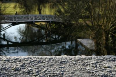 Frost on Magdalen Bridge