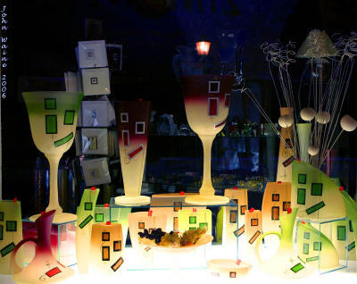 Glass in Shop Window