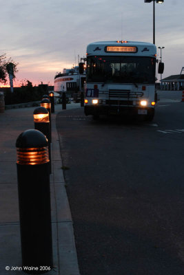 Early Morning Bus and Ferry