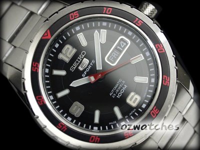 SEIKO 5 SPORTS AUTO DIVER SNZG69 SNZG69J1 BLACK JAPAN MADE