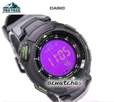 CASIO PROTREK 3 SENSOR PRG-110C PRG-110C-1 PRG-110C-1DR BLACK