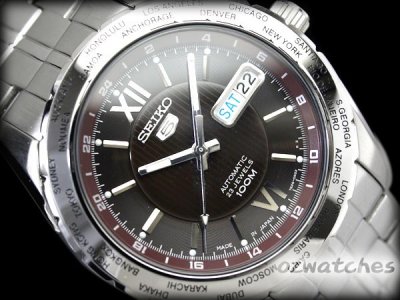 SEIKO 5 AUTOMATIC 100M SNZG59 SNZG59J1 BLACK JAPAN MADE