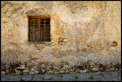 window in old wall