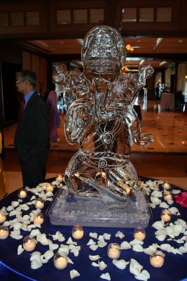 Ganesh Ice Statue