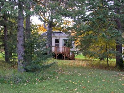 House from east field