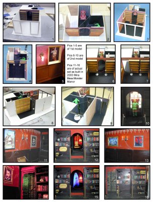 Foyer models & set collage