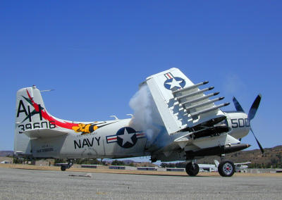 Waking up the Skyraider