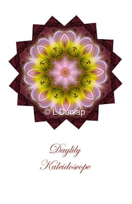 12 - Daylily Kaleidoscope Card