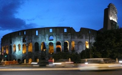 The Colosseum @ night.