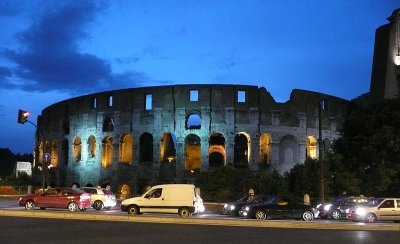 The Colosseum @ night..Rome, Italy