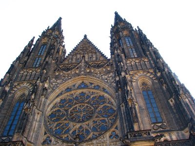 St Vitus Cathedral Prague. Czech Republic