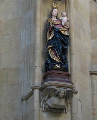 Inside St. Vitus Church, Prague.