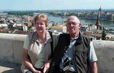 Valda and Ian in Budapest Hungary.