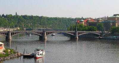 One of the bridges in Prague