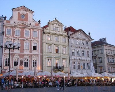 Early Evening in Prague Town Square 2